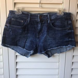 H&M Short Shorts Denim Dark Wash